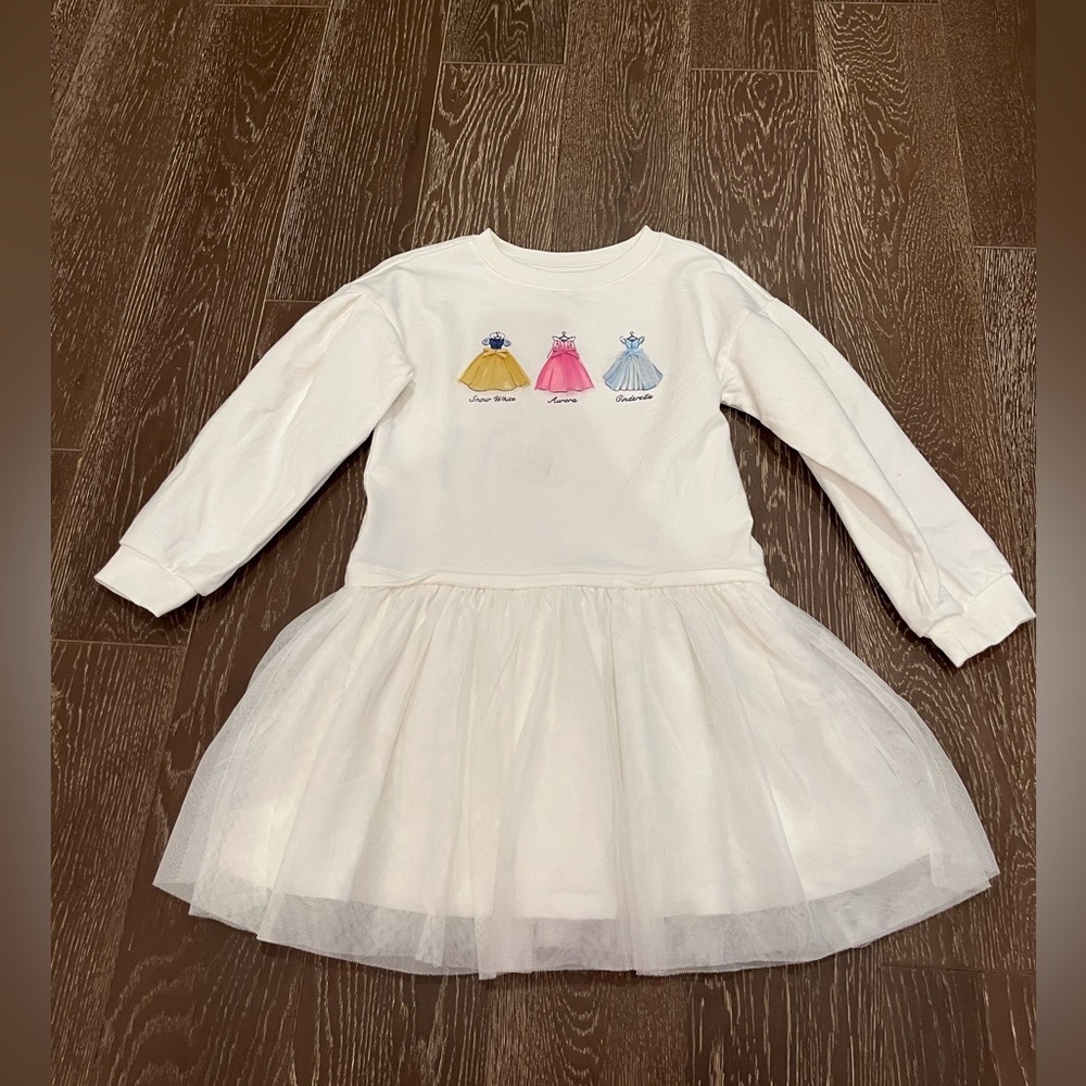 Janie and Jack x Disney princess girls dress size 5T. Worn once